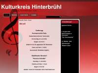 kulturkreis-hinterbruehl.at Webseite Vorschau