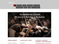cultours.ch Webseite Vorschau