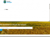 gunzgen.ch Webseite Vorschau