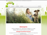 pollux-hundefutter.de Webseite Vorschau