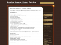koscher-catering.de Webseite Vorschau