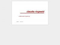 claudia-ringwald.de Webseite Vorschau
