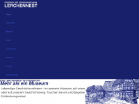 lerchennest-museum.de Webseite Vorschau