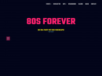 80sforever.ch Webseite Vorschau