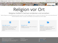 religion-vor-ort.de Webseite Vorschau