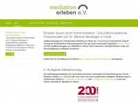 mediation-erleben.de Webseite Vorschau