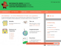 informatik-biber.ch Webseite Vorschau