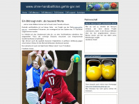 ohne-handballfotos.gehts-gar.net Webseite Vorschau
