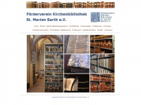 barthbibliothek.de Webseite Vorschau