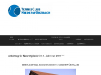 tcniederwuerzbach.de Webseite Vorschau
