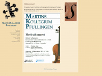 martinskollegium-pfullingen.de Webseite Vorschau