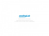 medinglab.de Webseite Vorschau