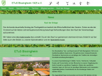 etus-bissingheim.de Webseite Vorschau