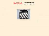 kabla.ch Webseite Vorschau