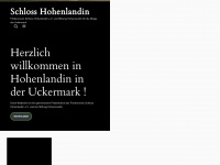 hohenlandin.de Webseite Vorschau