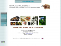 artilludesign.com Webseite Vorschau