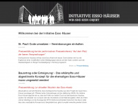 initiative-esso-haeuser.de Webseite Vorschau