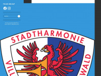 stadtharmonie.de Webseite Vorschau
