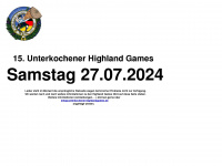 unterkochener-highlandgames.de Webseite Vorschau
