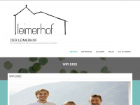 leimerhof.it Webseite Vorschau