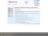 holotaoptics.com Webseite Vorschau