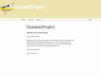 summerproject.net Webseite Vorschau