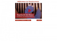 orgelwurm.de Webseite Vorschau