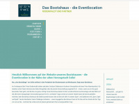 bootshaus-rodenwaldt.de Webseite Vorschau