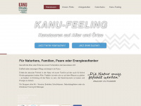 kanu-feeling.de Webseite Vorschau