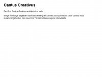 cantus-creativus.de Webseite Vorschau