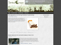taintedgreen.com Webseite Vorschau