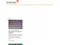all-electronics.de Webseite Vorschau