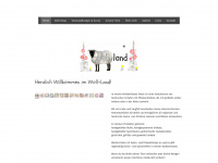 woll-land.at Webseite Vorschau