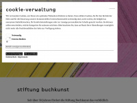 stiftung-buchkunst.de Webseite Vorschau