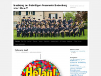 musikzug-bodenburg.de Webseite Vorschau
