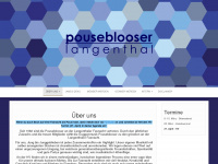 pouseblooser.ch Webseite Vorschau