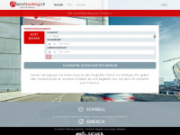 airportparking.ch Webseite Vorschau