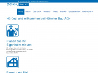 hoehenerbau.ch Webseite Vorschau
