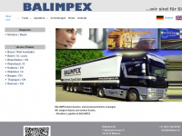 balimpex.ch Webseite Vorschau