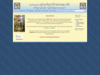 glockenklaenge.de Webseite Vorschau