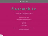 flashmob.tv Webseite Vorschau