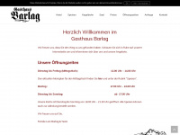 gasthaus-barlag.de Webseite Vorschau