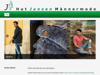 hut-jansen.de Webseite Vorschau