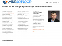 mikeschnoor.com Webseite Vorschau