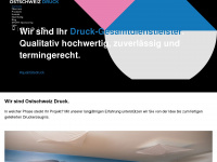 ostschweizdruck.ch Webseite Vorschau