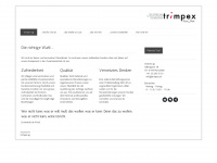 trimpex.ch Webseite Vorschau