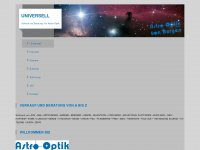 astrooptik.ch Webseite Vorschau