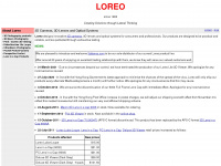 loreo.com Webseite Vorschau