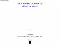 gumpe.net Webseite Vorschau