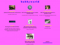 bubbyworld.com Webseite Vorschau